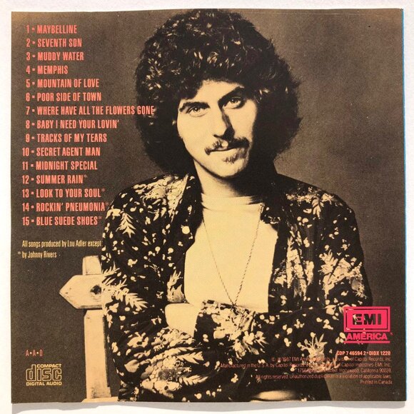 Johnny Rivers CD lot The Best of and Anthology 1964-1977 Disc One 081227079321 - Picture 8 of 10